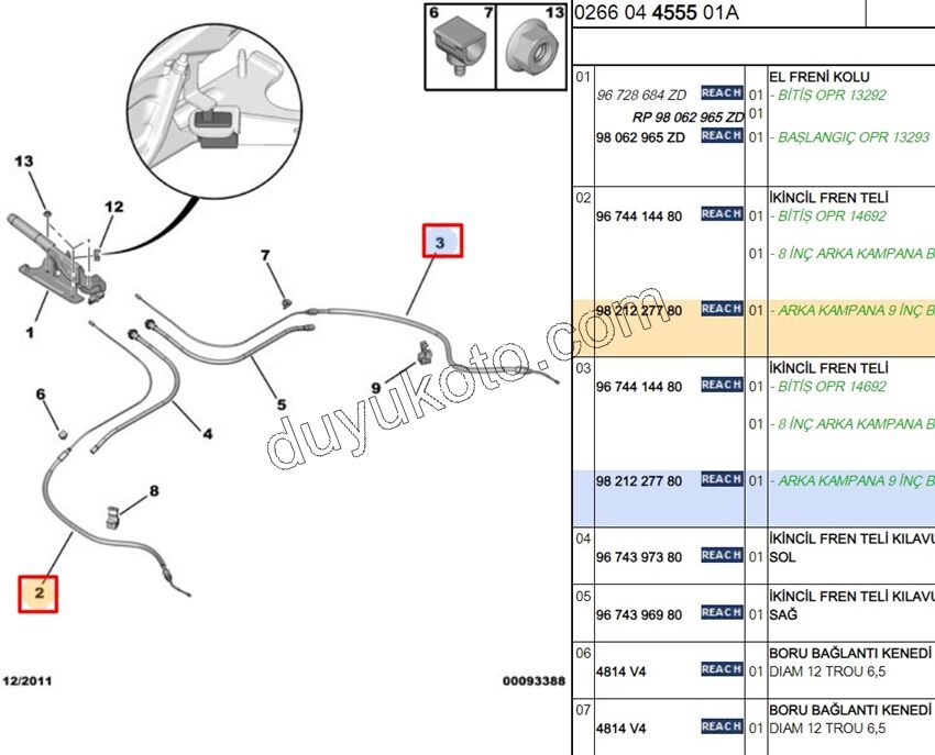 El Fren Teli P301 9 INC