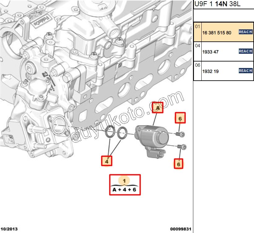 MUSUR BASINC MAZOT POMPA REGULATORU BXR3MQ DW10F DW12R