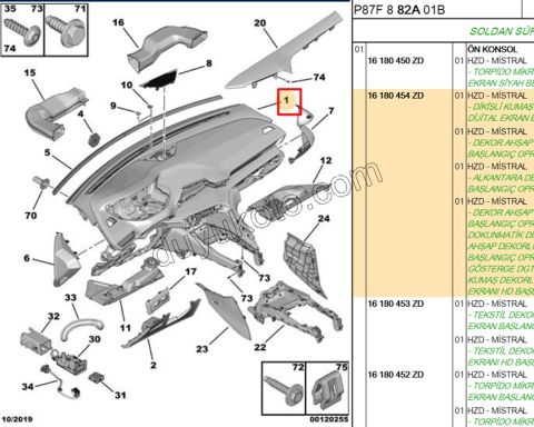 TORPIDO KOMPLE P30082 P50082