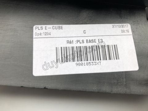 CITA PLAKA LAMBA BAGAJ KAPAK ALT PLASTIGI CCT 98018533XT