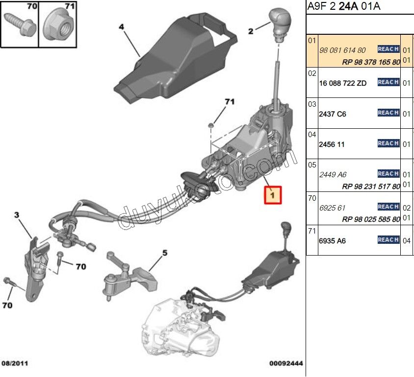 VITES HALATI TK +UST KUMANDA P301 CELY P2081