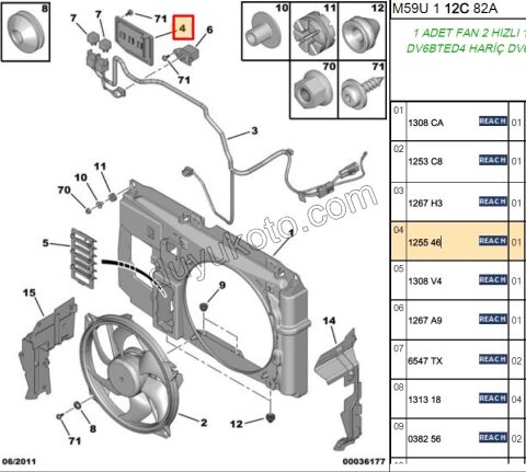 Fan Davlumbazı Role Muhafaza Kapağı PRT2
