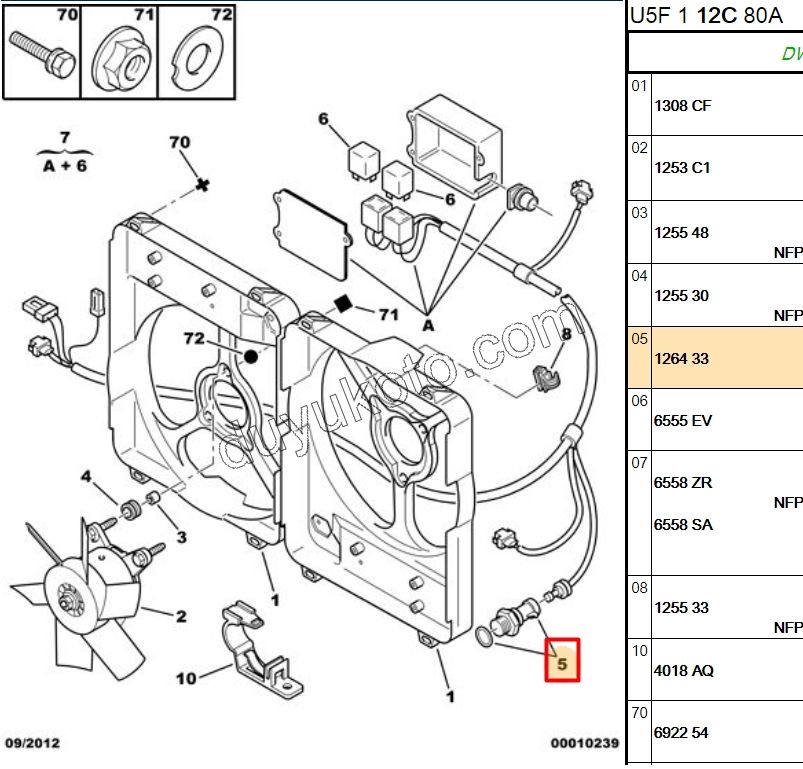 Fan Müşürü BXR1 BXR2 3PIN MAVI