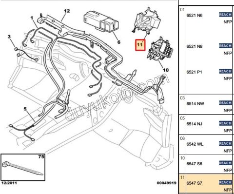 KAPAK MOTOR ICI KABLO TESISAT KORUMA PRT1