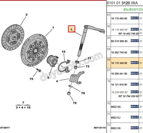 LEVYE DEBIYAJ CATAL P108 C12 1.0CC