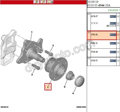 Arka Teker Rulmanı (Poryalı) BXR3 16Q 17Q 20Q
