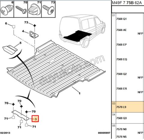 SAC BAGAJ KILIT KARSILIK ALT UST MUHAFAZA PRT 2P
