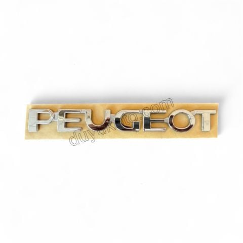 PEUGEOT LOGOSU YAZISI KROM 106 206 206+