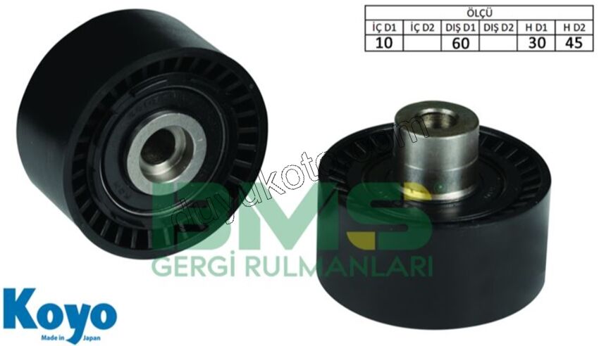 Tek Alternatör Gergi Rulmanı Düz 1.4HDİ/1.6HDİ Euro4