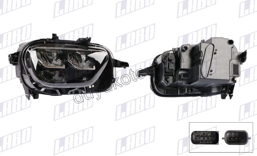 Citroen C3 Far Sağ (Ledli) 2009/2013