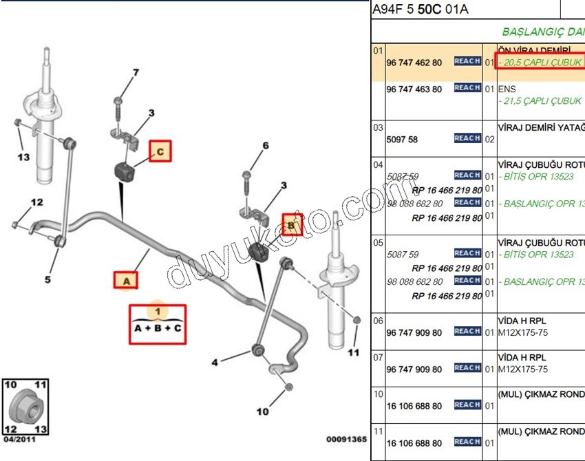 VIRAJ DEMIRI P2081 P20081 20.5 CAP