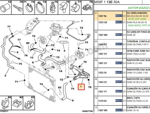 BORU SOGUTMA MOTOR ARKA PLASTIK
