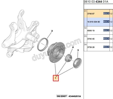 Arka Teker Rulmanı (Poryalı) P407 C53 C6 (5 BIJON)