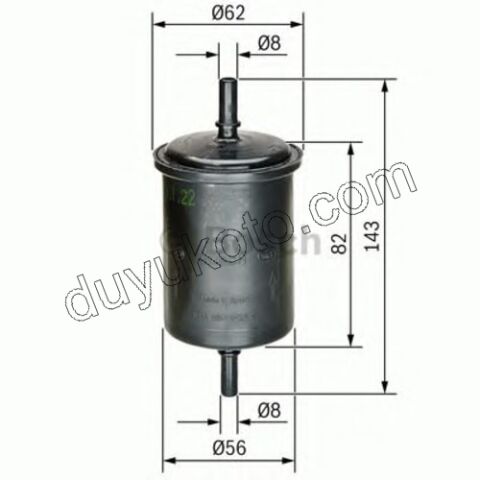 Peugeot 106 206 306 405 406 508 Benzin Filtresi P301