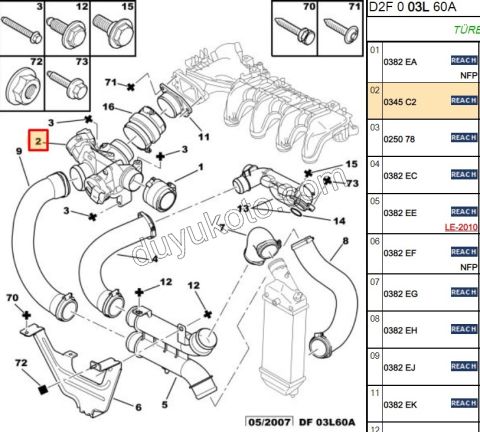 Motor Hava Dozörü 407 DV64