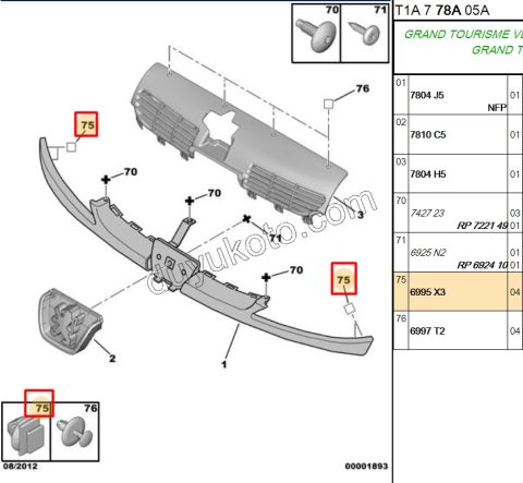 KLIPS ON PANJUR KOSE P206 P306