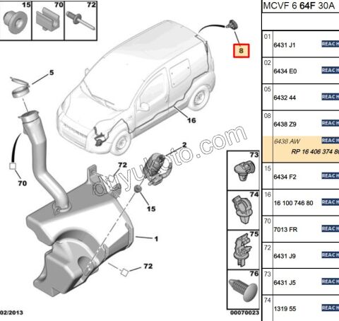FISKIYE MEME ARKA CAM PBP 1P