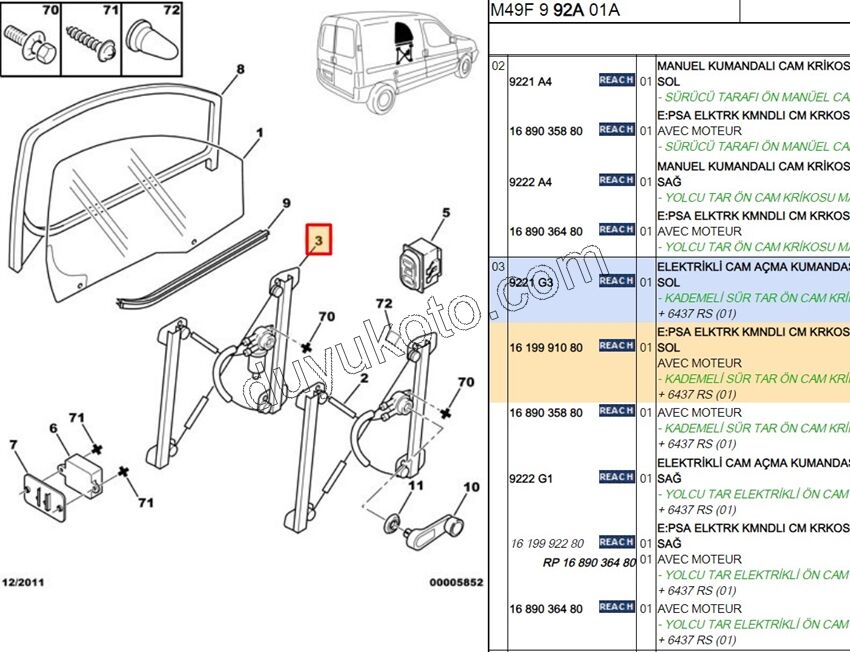 KRIKO CAM L PRT1 PRT2