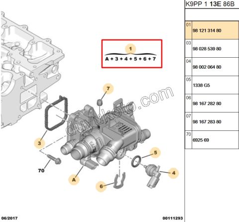 Termostat 1.2CC 130HP 2 SENSOR YESIL+SARI