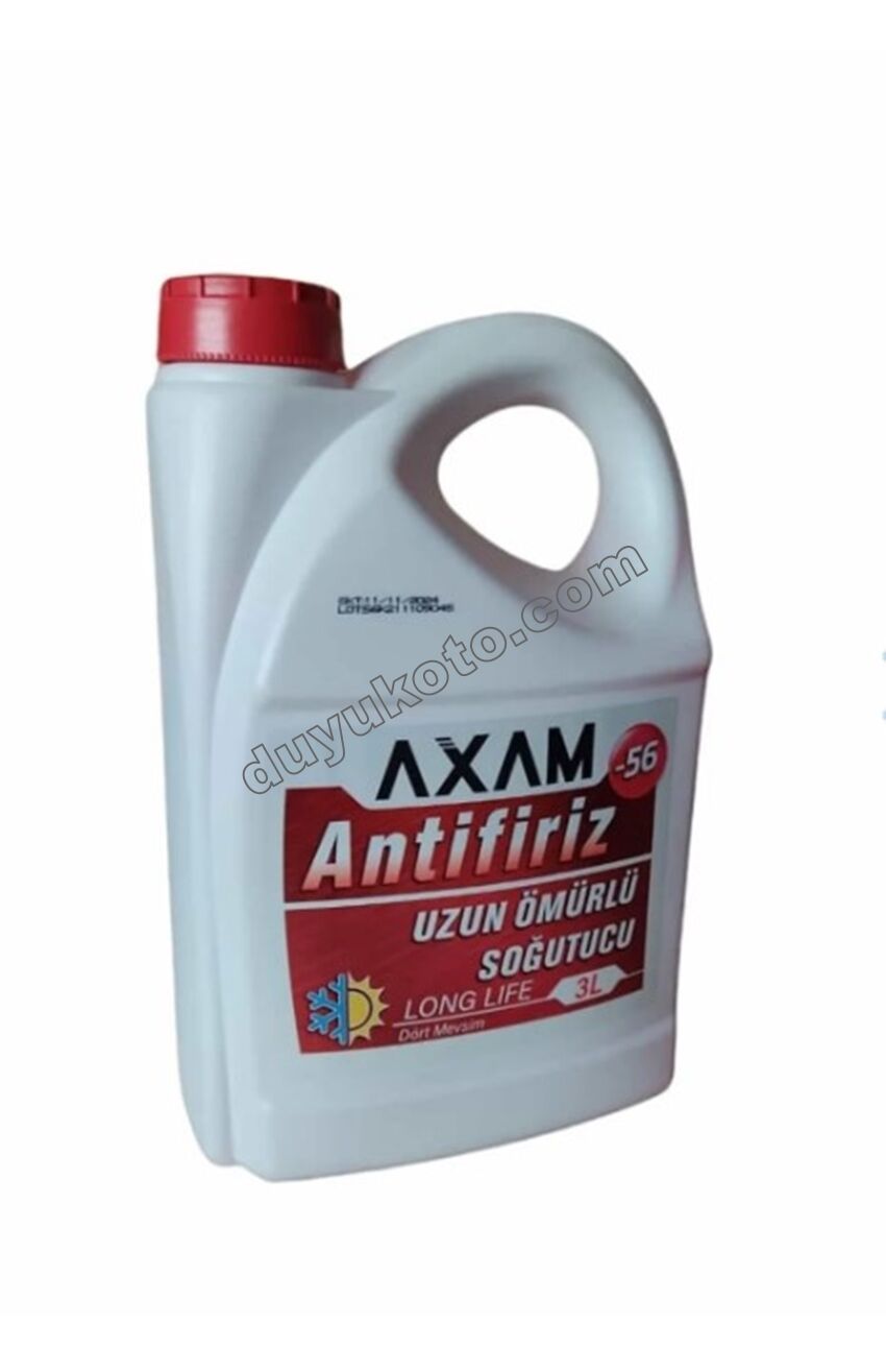 AXAM LONGLIFE Kırmızı Antifiriz 3 LT -56^C