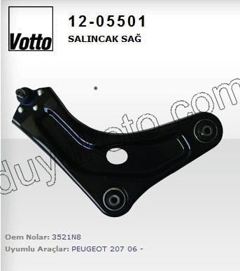 Salıncak Sağ P207 P2081 C32 C33 C3PC1