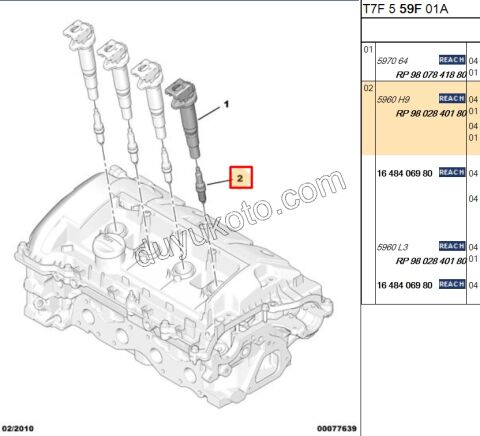 BUJI EP3 1.4VTI 95HP 1.6VTi 120HP