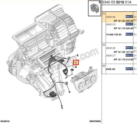KABLO TESISAT KLIMA KONTROL PANEL PBP FRN NM
