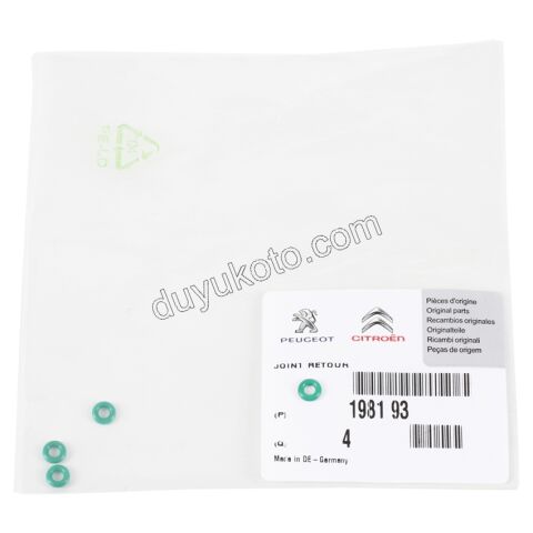 ORING CONTA ENJEKTOR UZERINDE YAKIT GERI DONUS 1.6HDİ Euro5 YESIL