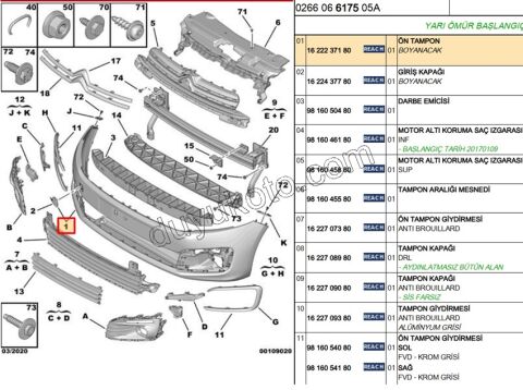 Ön Tampon CELYMQ 2017>