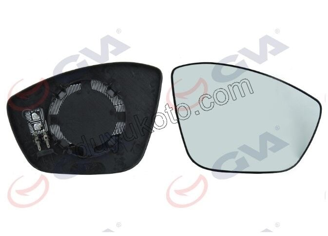 Peugeot 208 Citroen C3 Aircoss Dikiz Ayna Camı Sağ (Rezistanslı) 2019/2021