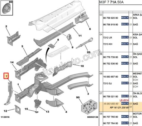 SAC ON PANEL DIKME R P301 P301MQ