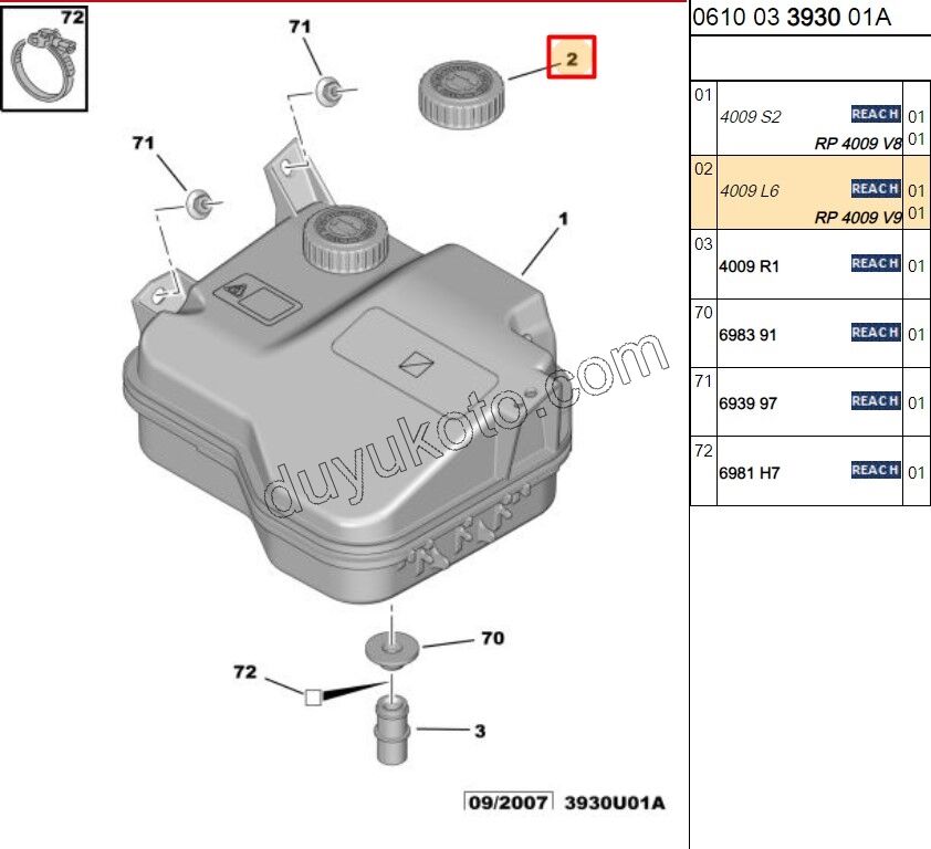 KAPAK LDS YAG DEPO C52 C53 C6 DEPO