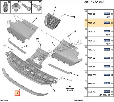 KROM ON PANJUR ALT UZUN P607