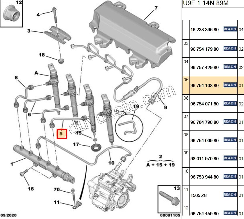 BORU ENJEKTOR BXR3 130CV