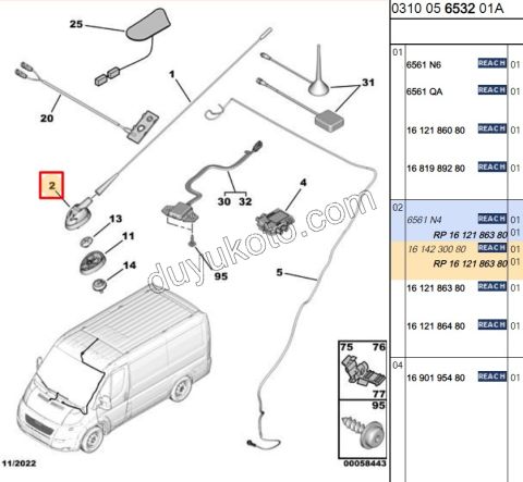 TABAN ANTEN BXR2 DCT2 BXR3 DCT3 PBP DB
