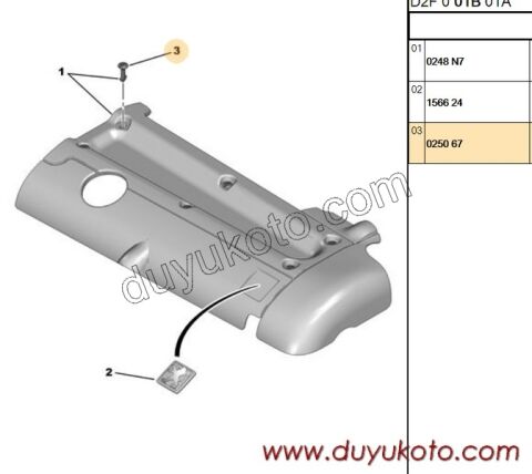Külbütör Kapak Ust Klıps (Pim) EW10J4