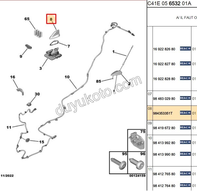 KAPAK TAVAN ANTEN C43 KOPEK BALIGI YUZGECI
