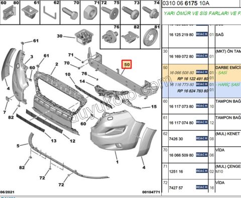 DARBE EMICI ON TAMPON DEMIR BXR3