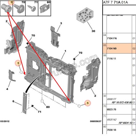 LASTIK FAN DAVLUMBAZ ALT P207 P2081 P20081