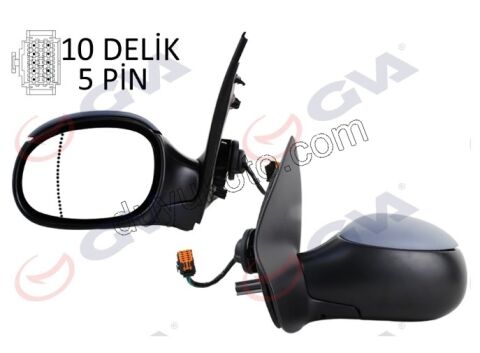 Peugeot 206 Dikiz Aynası Sol Elektirikli 1998/2003