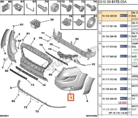Ön Tampon KOSE L BXR3MQ