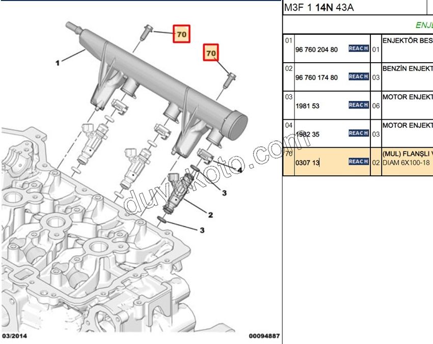 CIVATA 6X100-18 PULLU KARTER