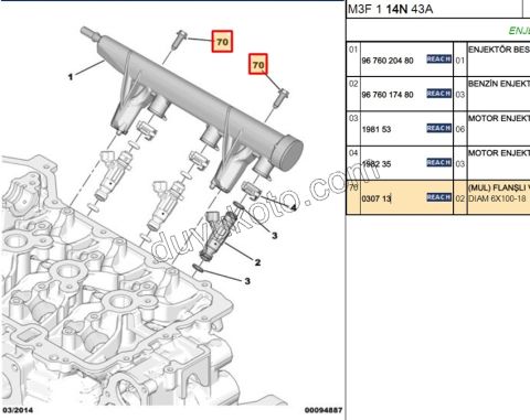 CIVATA 6X100-18 PULLU KARTER