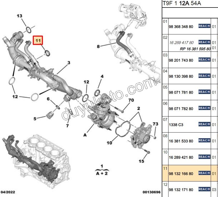 Conta (Oringi)  1.5HDİ Euro6