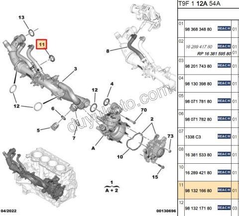 Conta (Oringi)  1.5HDİ Euro6