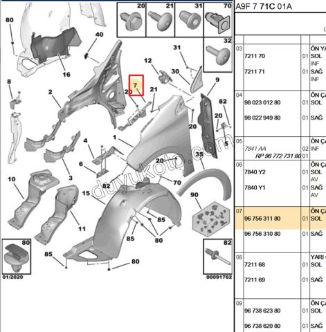 SAC ON CAMURLUK UST BAGLANTI L P2081