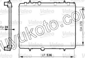 Motor Su Radyatörü 1.6HDİ Euro4 PRT3 P207 P307 P308 P407