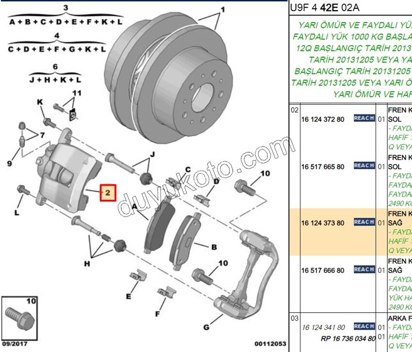 Fren Silindiri Arka Sağ BXR3