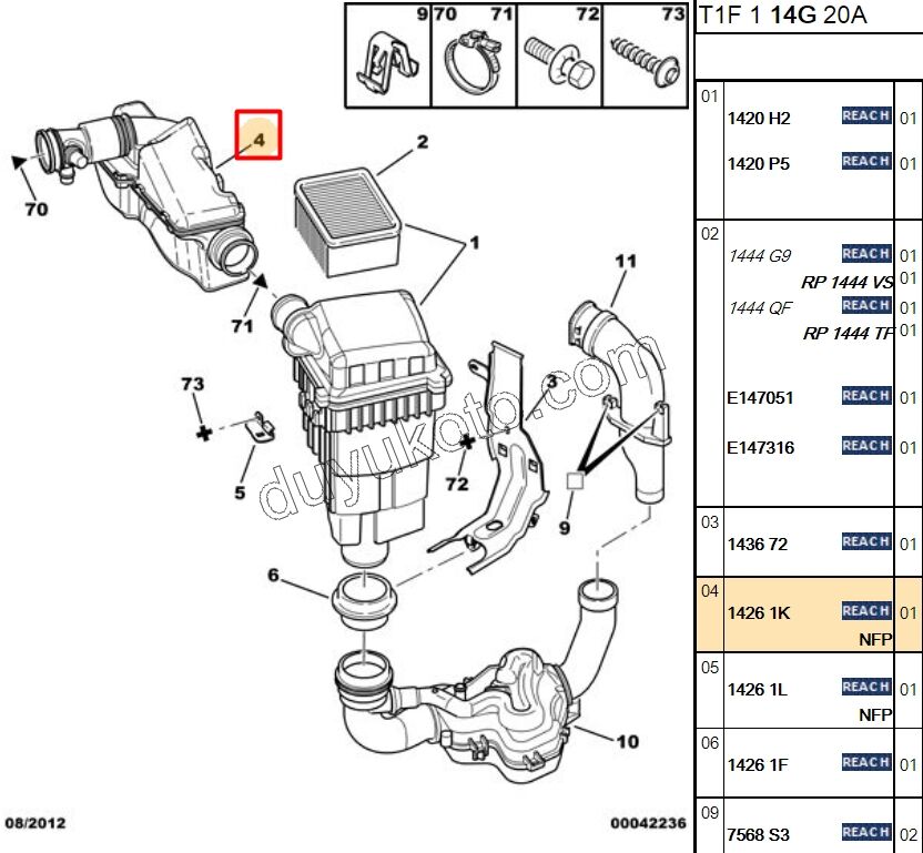 Hava Dinlendirme Kazanı  P206 TU3JP TU5JP 90HP