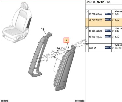 Yolcu (Sağ) Koltuk Hava Yastığı (AIRBAG)  CELY